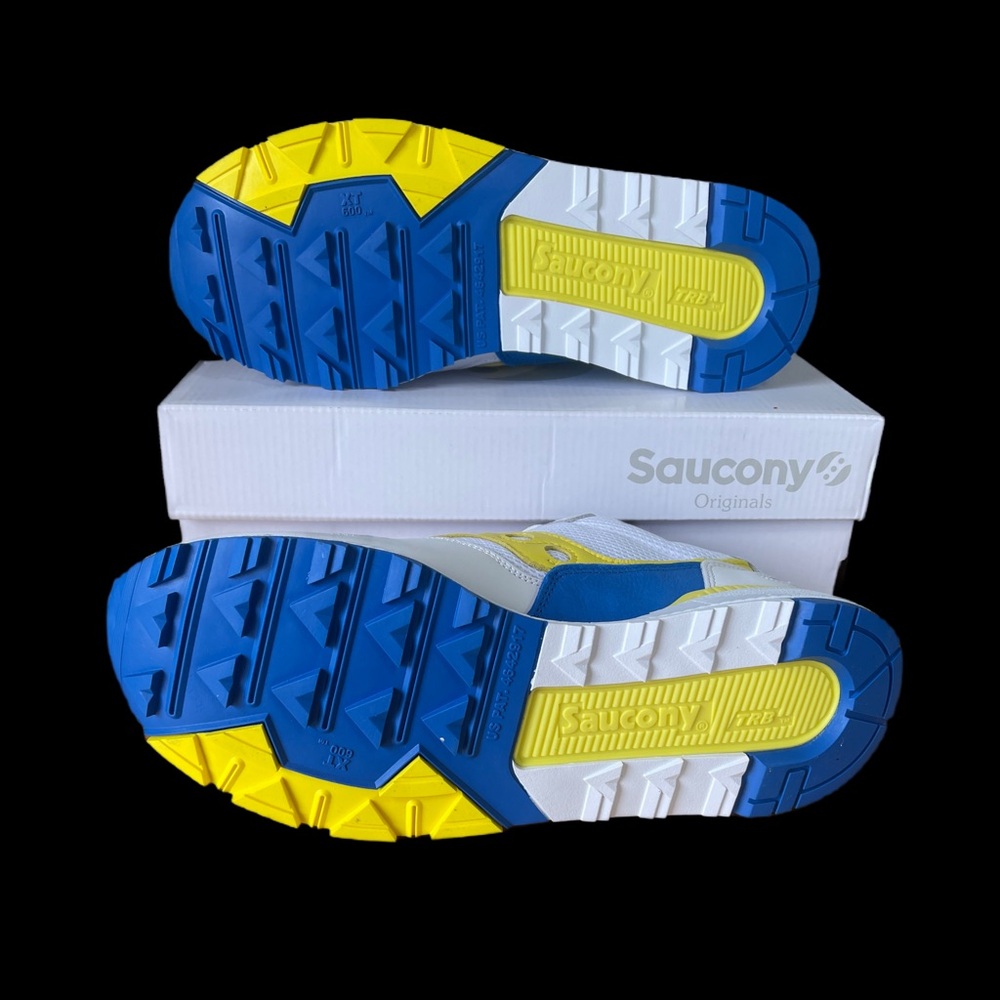 Saucony AZURA OG White Yellow *NEW* Men’s size 11 - Picture 8 of 10